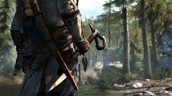 Assassin's Creed digitales Hintergrundbild, ohne Titel, Assassin's Creed, Assassin's Creed III, Connor Kenway, HD-Hintergrundbild HD wallpaper
