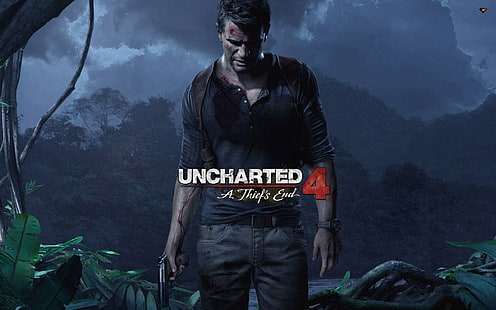 Uncharted 4 A Thiefs End Game, Uncharted 4 A Thiefs End Wallpaper, Spiel, Uncharted, Dieb, HD-Hintergrundbild HD wallpaper