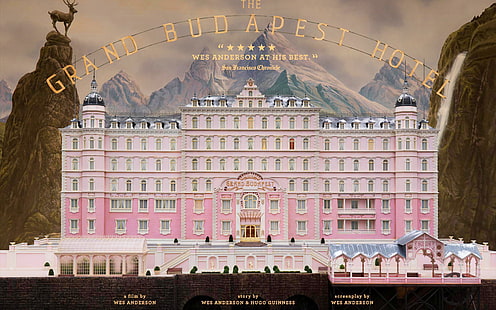 hintergrundbild, großartig, budapest, hotel, film, poster, HD-Hintergrundbild HD wallpaper