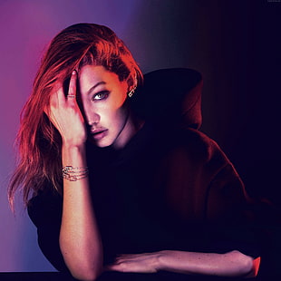 piękna, Gigi Hadid, 5 tys, Tapety HD HD wallpaper