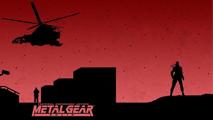 Metal Gear Solid illustration, Metal Gear, Metal Gear Solid, videospel, HD tapet