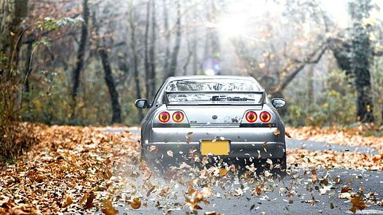 Nissan Skyline GT-R R33, легковой автомобиль, HD обои HD wallpaper