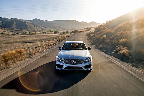 Mercedes-Benz, Mercedes, AMG, 2015, C-klass, W205, HD tapet HD wallpaper