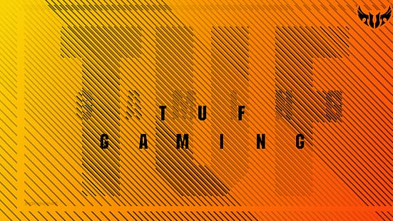 ASUS, TUF, jugador, computadora, logotipo, Fondo de pantalla HD HD wallpaper
