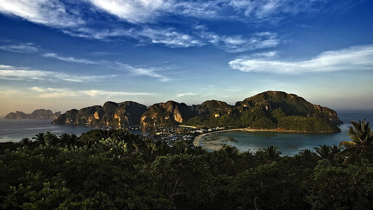 paysage, architecture, nature, Thaïlande, Fond d'écran HD