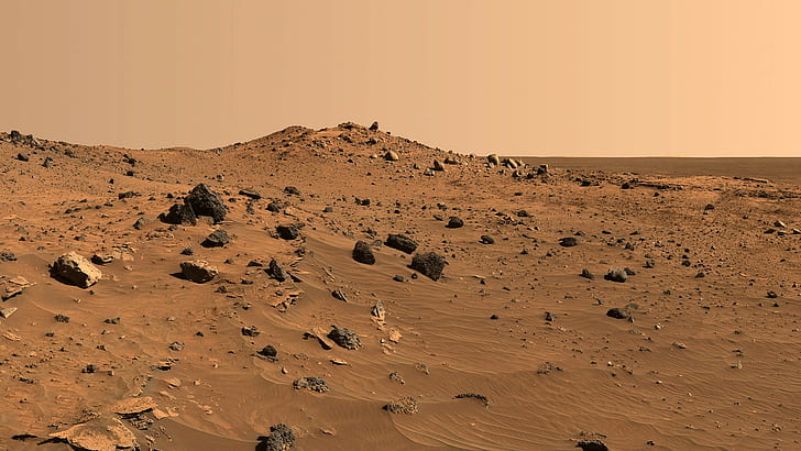 Mars Alien Landscape HD, krajobraz, przestrzeń kosmiczna, obcy, mars, Tapety HD