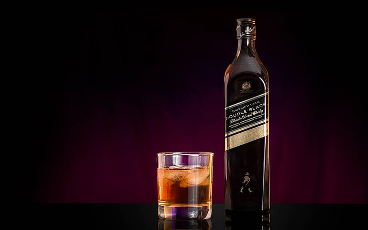 Johnnie Walker, Whisky, Double Black, Fond d'écran HD