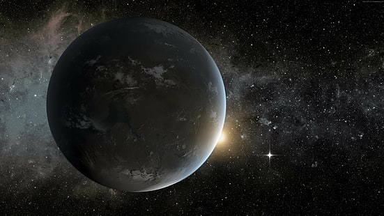 Kepler-452b, exoplanète, étoiles, planète, espace, Fond d'écran HD HD wallpaper