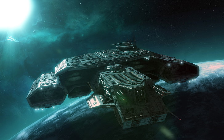 ruang, Stargate, BC-303 Prometheus, Wallpaper HD