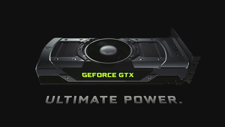 black GeForce GTX graphics card, GTX, Nvidia, GeForce, video card, Titan Z, HD wallpaper