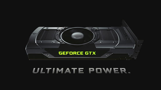 черная видеокарта GeForce GTX, GTX, Nvidia, GeForce, видеокарта, Titan Z, HD обои HD wallpaper