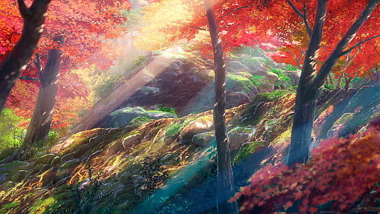 Anime, Seu Nome., Kimi No Na Wa., HD papel de parede HD wallpaper