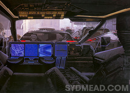 Syd Mead, Blade Runner 2019, Wallpaper HD HD wallpaper