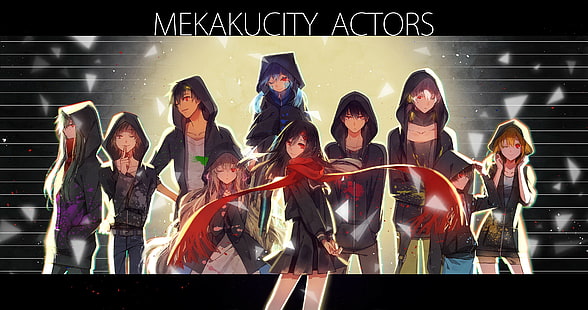 Kagerou Project, Mekakucity Actors, Enomoto Takane, Kisaragi Shintaro, Tateyama Ayano, Kozakura Mary, Tapety HD HD wallpaper