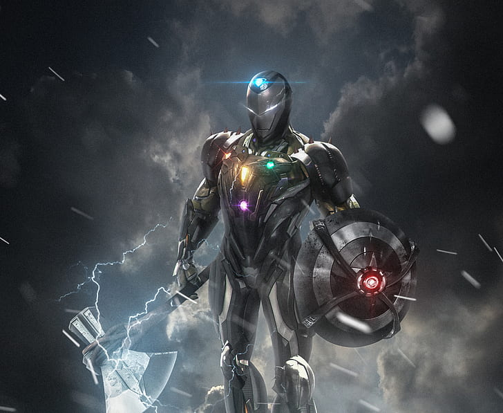 Die Rächer, Avengers Endgame, Iron Man, HD-Hintergrundbild
