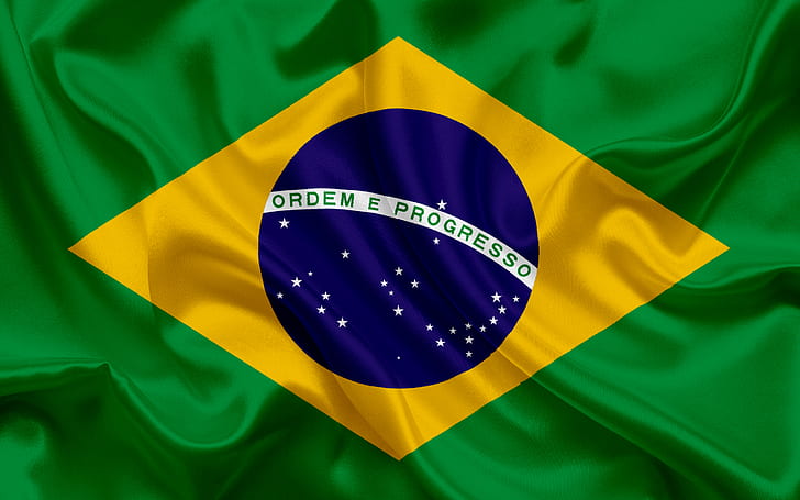 Разни, Знаме на Бразилия, Знаме, HD тапет