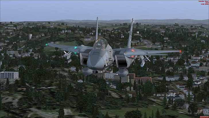 One More Tomcat !, grauer Kampfjet, Feuerkraft, Militär, Flügel, Marine, Flugzeug, Flugzeuge, HD-Hintergrundbild