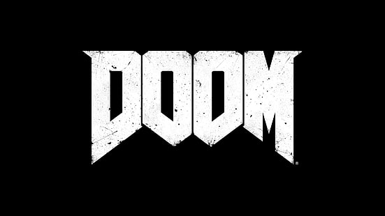 doom, doom 4, เกม, เกมพีซี, เกม ps, เกม xbox, โลโก้, วอลล์เปเปอร์ HD HD wallpaper