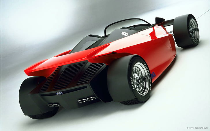 Ford Indigo Concept 2, red and black ford sports car, concept, ford, indigo, cars, HD wallpaper