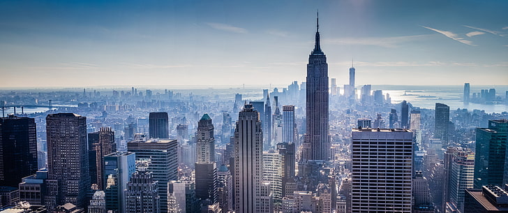 Empire State Building, Nueva York, Nueva York, edificio, paisaje urbano, Fondo de pantalla HD