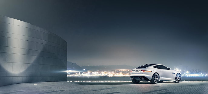 Jaguar F-Type Coupe, jaguar f type coupe 2014_supercar, mobil, Wallpaper HD HD wallpaper