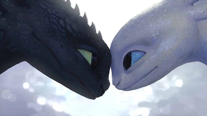 How to Train Your Dragon, digital, Toothless, how to train your dragon 3, dragon, HD wallpaper