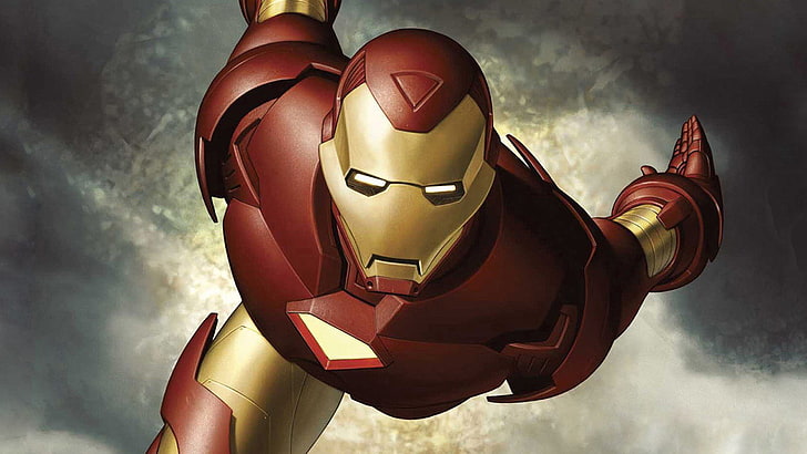 Iron Man, fumetti, illustrazione, Marvel Comics, supereroe, Sfondo HD