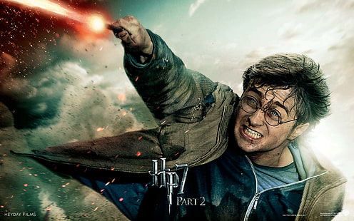 Harry Potter en Reliquias de la Muerte Parte 2, harry potter deathly hollows 7 parte 2 póster, harry potter, mortal, reliquias, parte, películas, Fondo de pantalla HD HD wallpaper