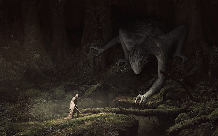 fantasy-art-artwork-creature-forest-wallpaper-preview