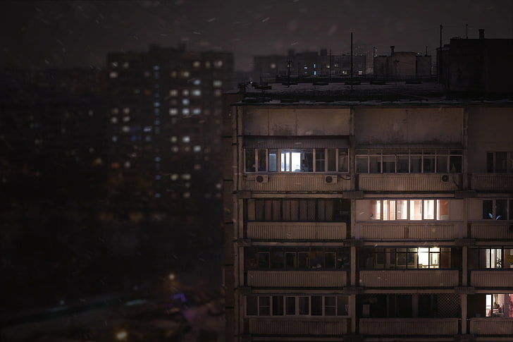 Rusia, ciudad, edificio, Fondo de pantalla HD