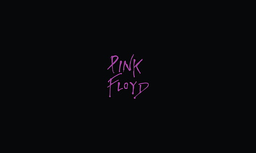 Pink Floyd, минимализъм, розово, черно, HD тапет HD wallpaper