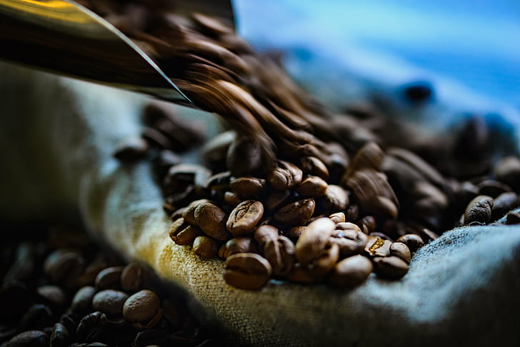 time lapsed photography of coffee beans, in motion, time lapsed, photography, coffee beans, Macro, Mondays, Intentional, Blur, HD wallpaper