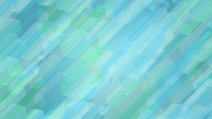 Fondo de pantalla de formas geométricas verde azulado y azul, abstracto, azul, hexágono, obra de arte, cian, fondo cian, Fondo de pantalla HD