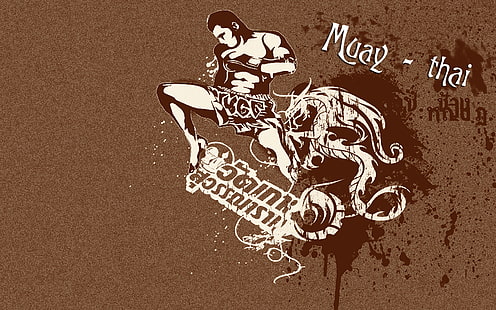Muay Thai, wallpaper Muay-thai, Olahraga, Tinju, thailand, Wallpaper HD HD wallpaper