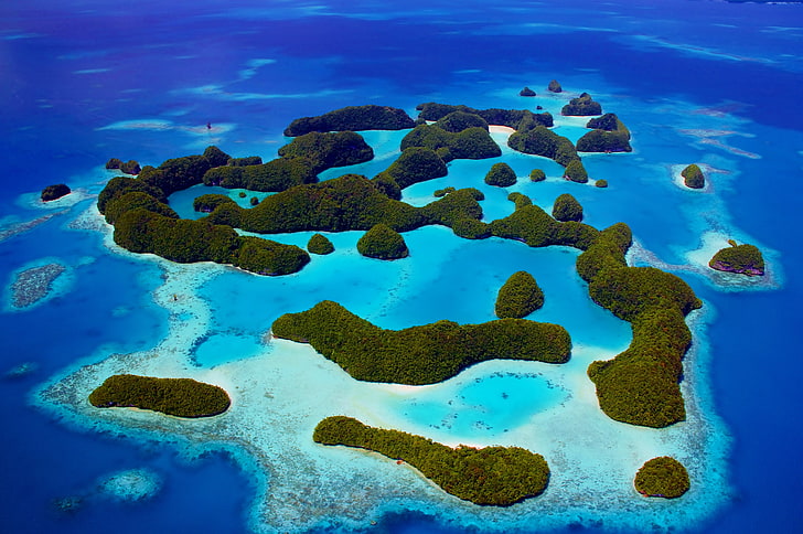 islas, Filipinas, 5K, océano, Palau, Fondo de pantalla HD
