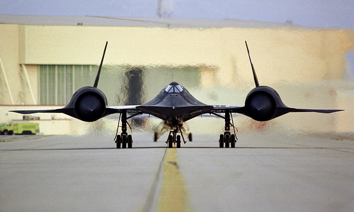 Pesawat Militer, Lockheed SR-71 Blackbird, Wallpaper HD