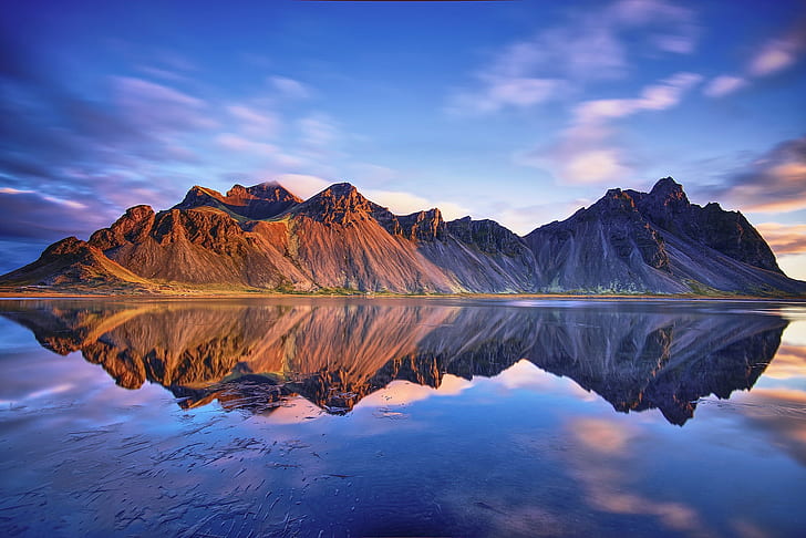 Islandia, Vestrahorn, Wallpaper HD
