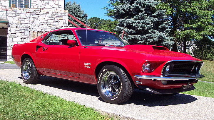 muscle cars 1969 ford mustang boss 429 1920x1080  Cars Ford HD Art , 1969, muscle cars, HD wallpaper