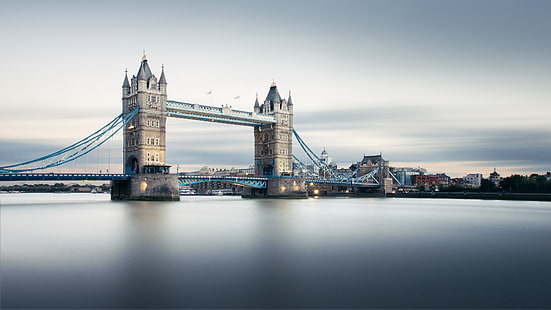 런던 타워 브릿지 4K, 런던, 브리지, 타워, HD 배경 화면 HD wallpaper
