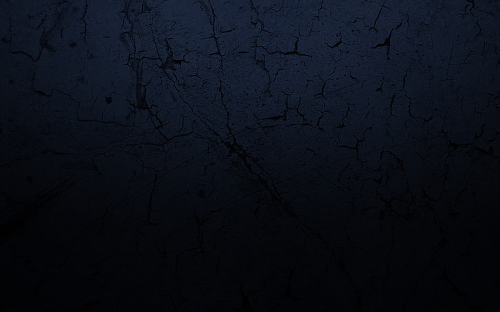 blue, cracked, grunge, simple, dark blue, HD wallpaper