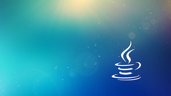 Java, Computer, Minimalismus, Logo, HD-Hintergrundbild HD wallpaper