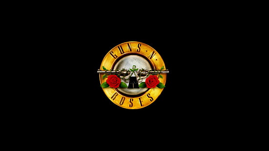 логотип, группа, группа, хард-рок, gnr, guns 'n rose, HD обои HD wallpaper