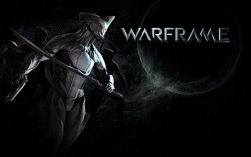 Warframe HD, персонаж черного варфрейма, видеоигры, варфрейм, HD обои HD wallpaper