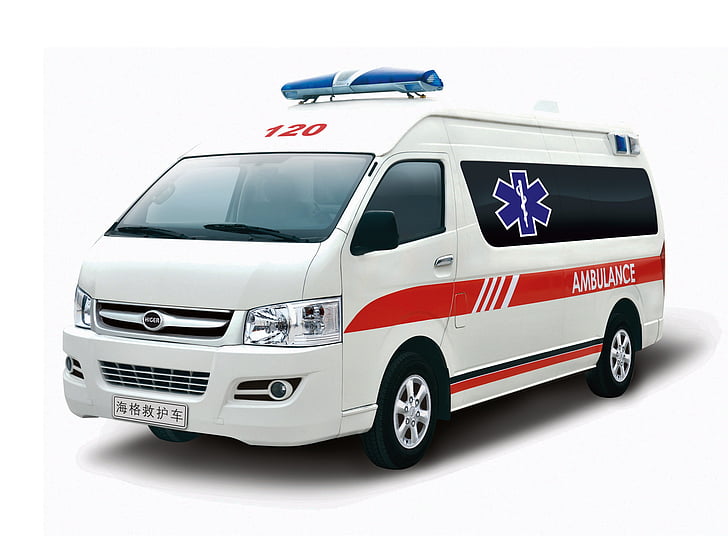 2010, ambulância, emergência, higer, klq5030xjhq, HD papel de parede