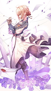 anime, anime girls, fantasy girl, Violet Evergarden, Sfondo HD HD wallpaper