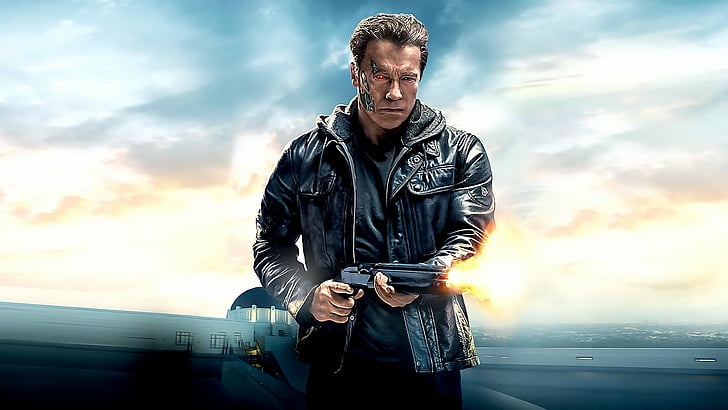 Terminator, Terminator Genisys, Arnold Schwarzenegger, HD wallpaper