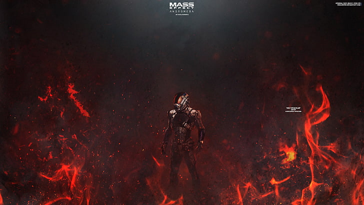 Illustrazione di Mass Effect Andromeda, Mass Effect, Mass Effect: Andromeda, Andromeda Initiative, Ryder, videogiochi, Sfondo HD