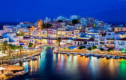 Best hotels, travel, Crete, tourism, Mikri Poli, resort, booking, vacation, HD wallpaper HD wallpaper