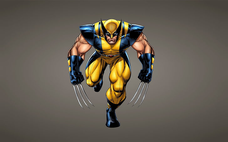 Marvel Wolverine illustration, Wolverine, X-Men, comic, Marvel Comics, HD wallpaper