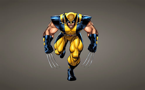 Marvel Wolverine illustration, Wolverine, X-Men, comic, Marvel Comics, HD wallpaper HD wallpaper